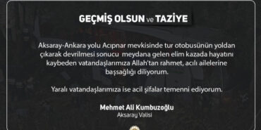 Aksaray'da otobüs devrildi: 6 ölü, 25 yaralı