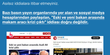 Araç krizi iddiası doğru değil!