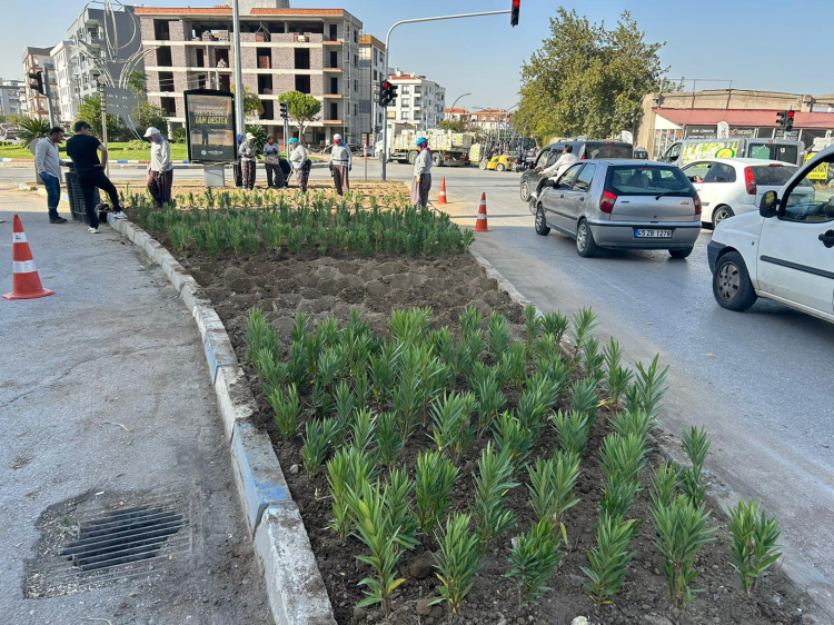 Manisa'dan yeşil alanlara bakım