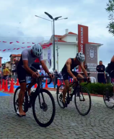 Mudanya'da triatlon coşkusu
