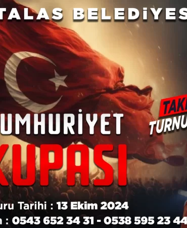 Talas'ta Cumhuriyet Kupası heyecanı yaşanacak