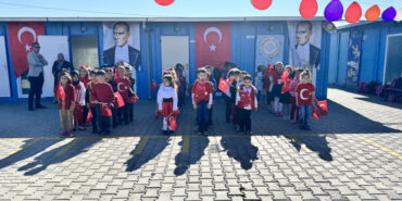 Umut Konteyner Kent İlk ve Ortaokulu’nda 29 Ekim Cumhuriyet Bayramı kutlandı 