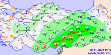 Doğu Akdeniz ve Doğu Anadolu'ya 'kuvvetli yağış' uyarısı!