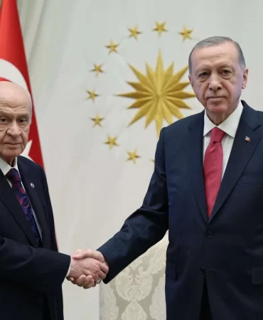 Erdoğan ile Bahçeli Beştepe'de buluştu