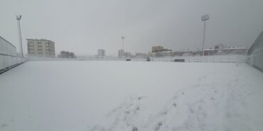 Kayseri’de amatör maçlara kar engeli