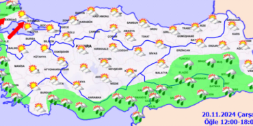 Meteoroloji'den 20 Kasım raporu..