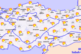 Türkiye güneşli bir gün geçirecek