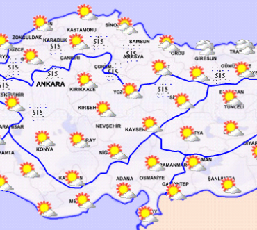 Türkiye güneşli bir gün geçirecek